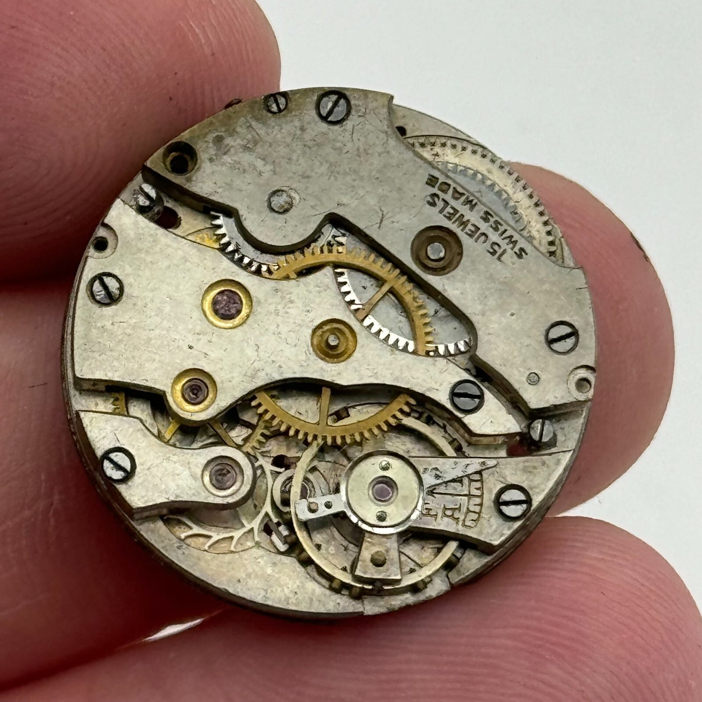 23.6mm High Grade MST Balance Ok Swiss Manual Wind 15 Jewel Watch Movement PARTS