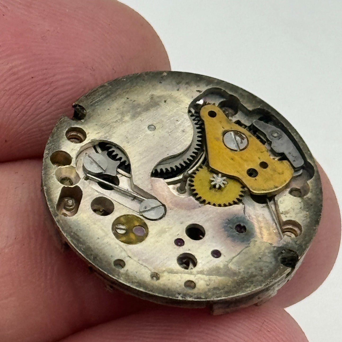 24mm Derrick Arogno A 120 Balance Ok Manual Wind Swiss Watch Movement PARTS