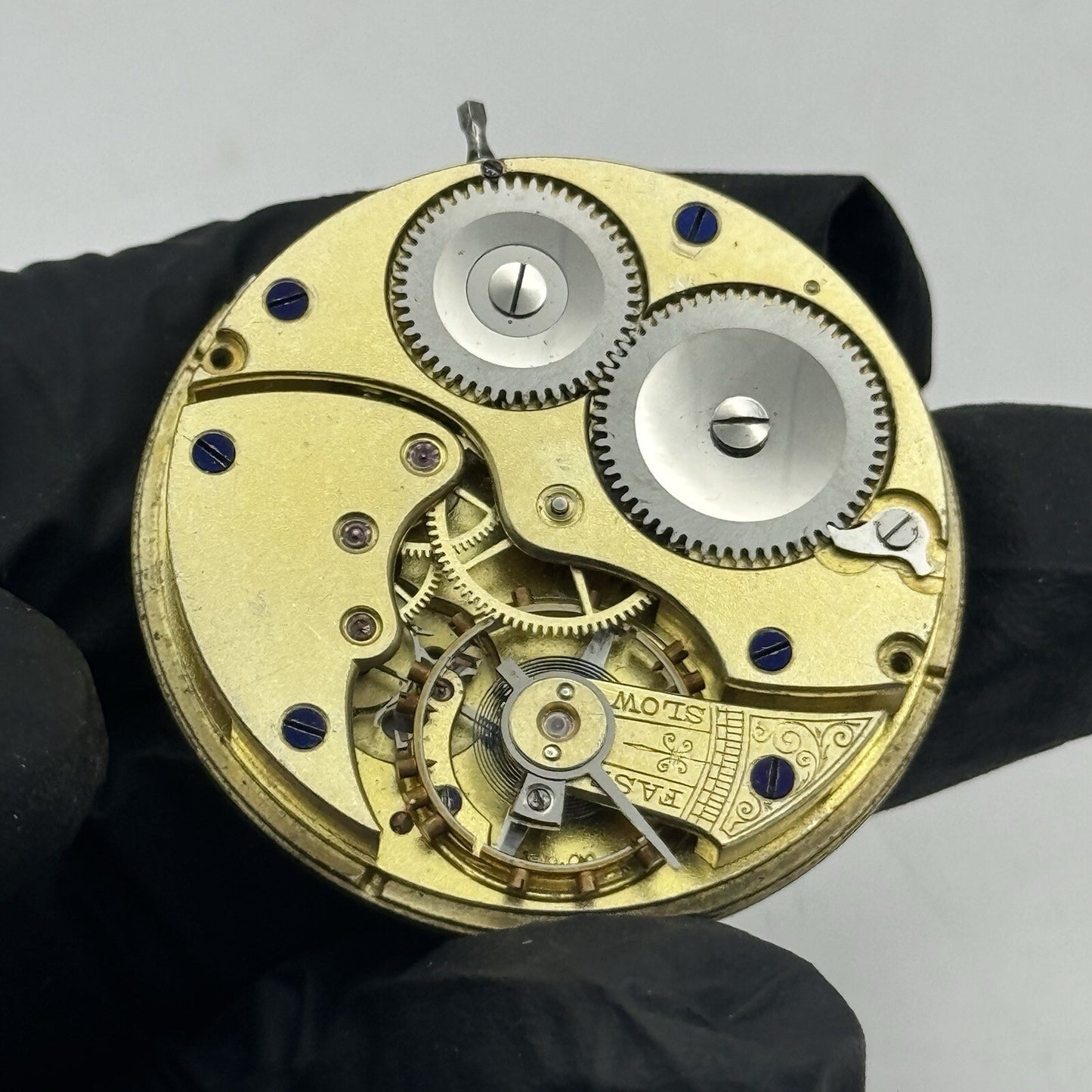 39.6mm Baume B & Co Good Quality Hunter Pocket Watch Movement For Restoration