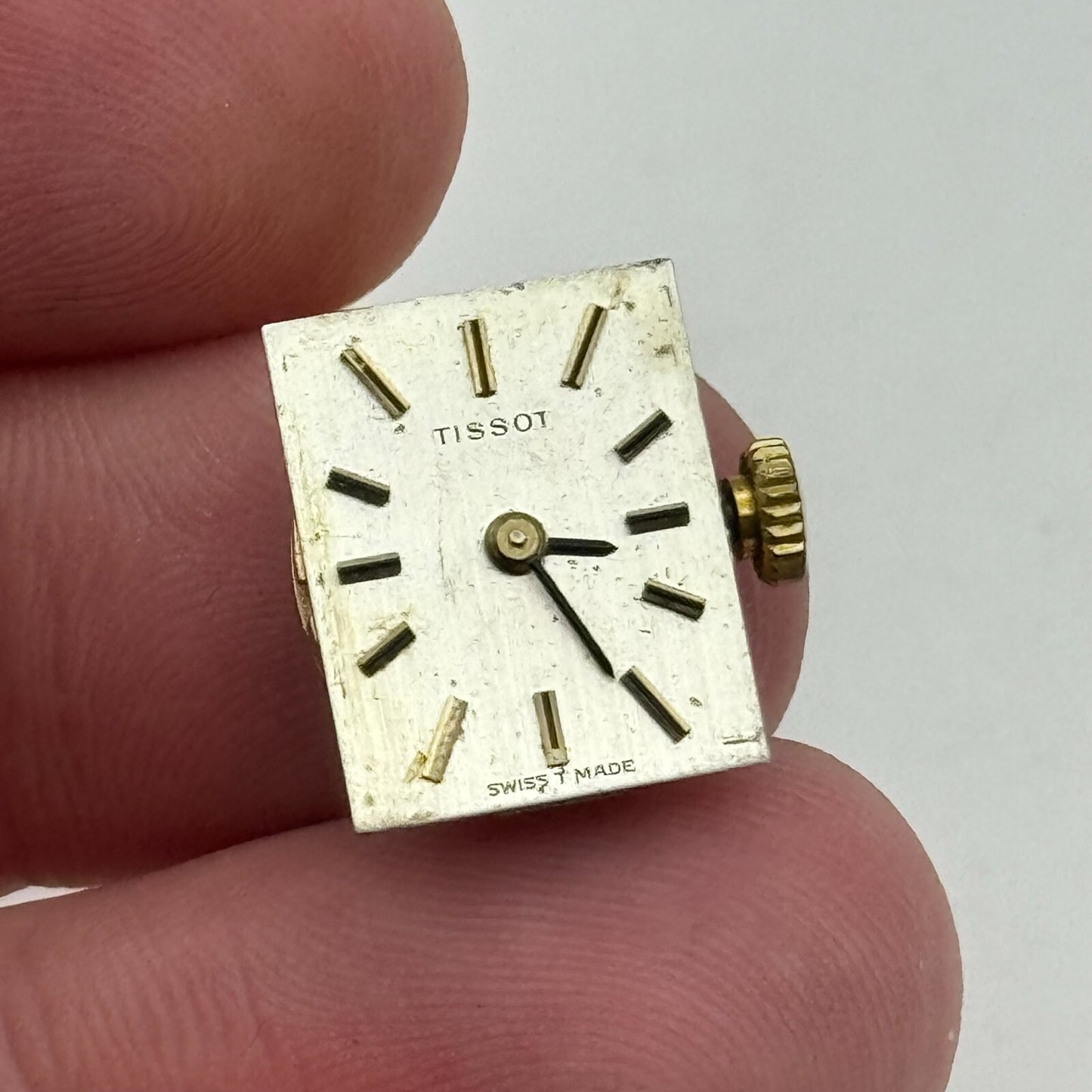 15.1mm Tissot 530-1 Balance Ok Swiss Manual Wind Watch Movement PARTS REPAIR
