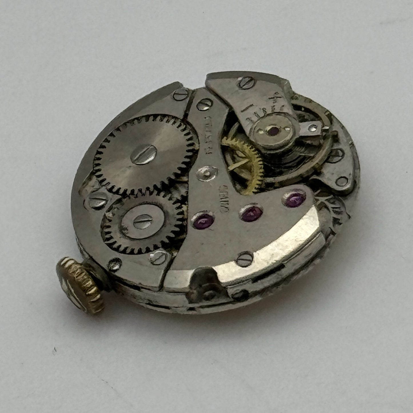 17.5mm Ladies Avia Felsa F 4023 Manual Wind Watch Movement Swiss Vintage PARTS