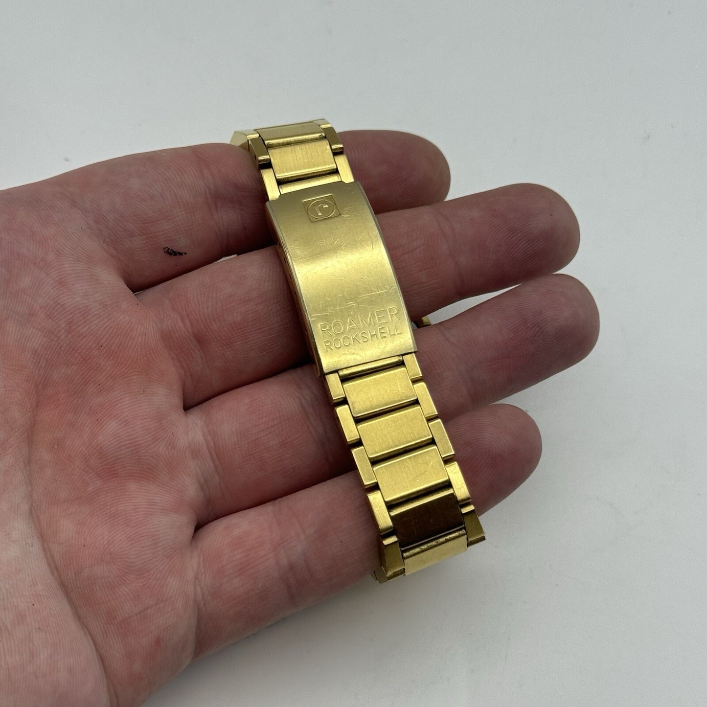 39mm Men’s Roamer Rockshell Mark I Automatic Day Date Watch Runs RESTORE