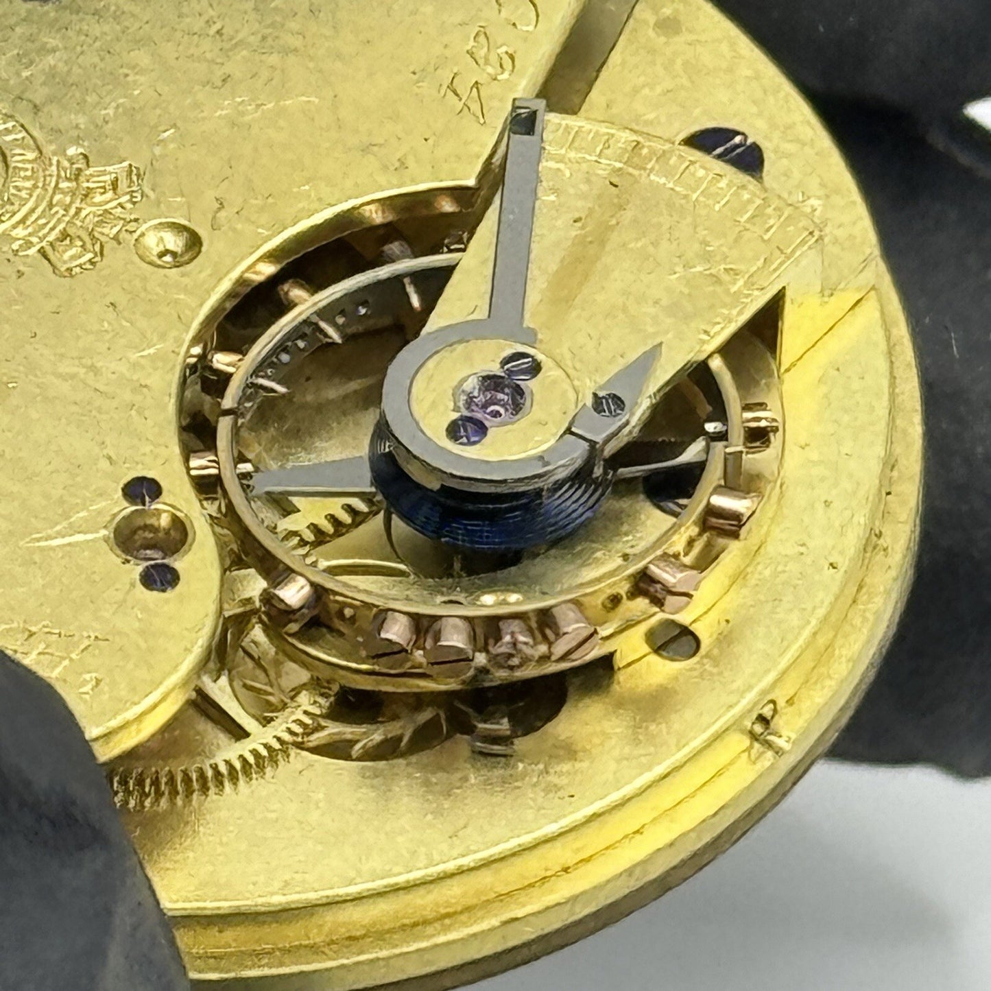 41.3mm Manual Wind Hamilton & Inches Edinburgh Pocket Watch Movement FOR PARTS
