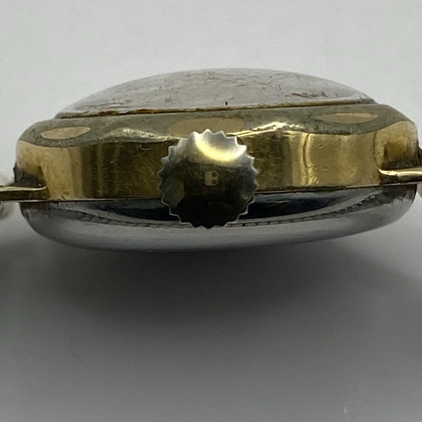 21mm WORKING Vintage Oris 612 KIF Gold Plated Centre Seconds Watch 3 MINS FAST