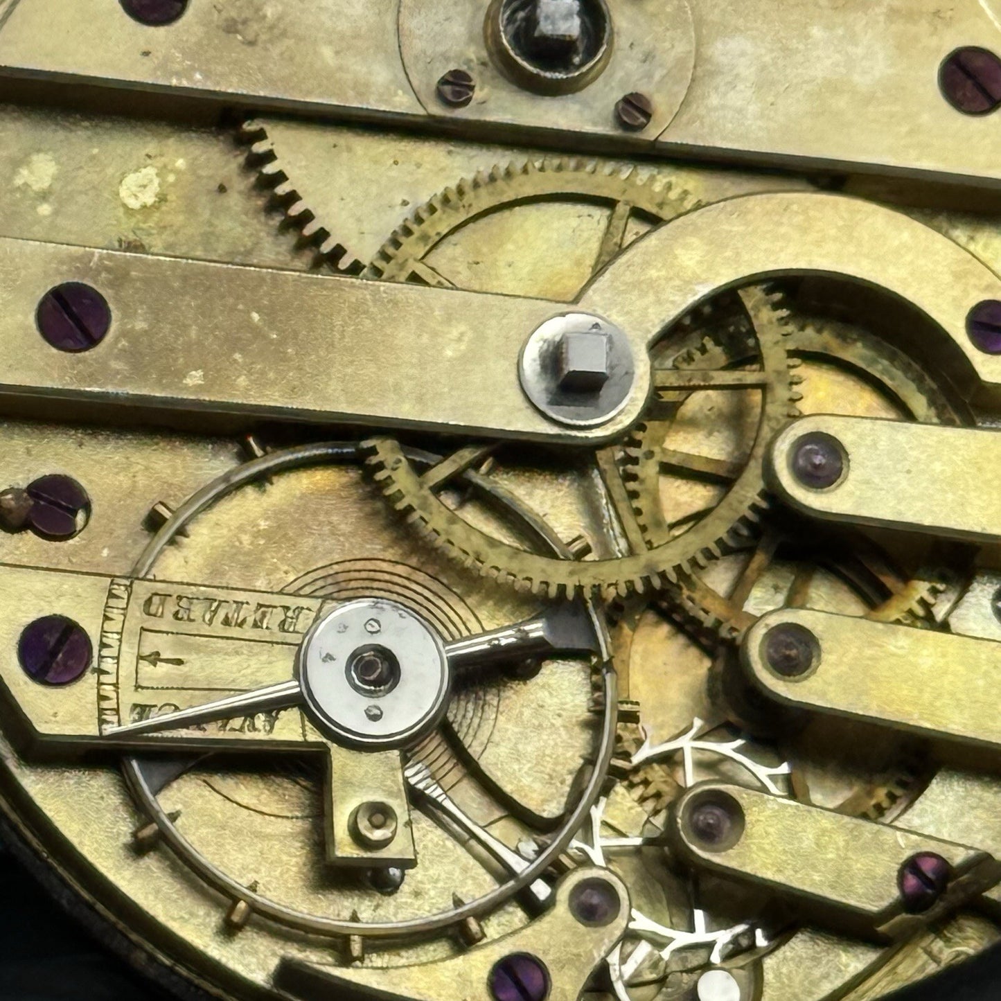 44.1mm High Quality Cylinder Balance Intact Pocket Watch Movement FOR PARTS