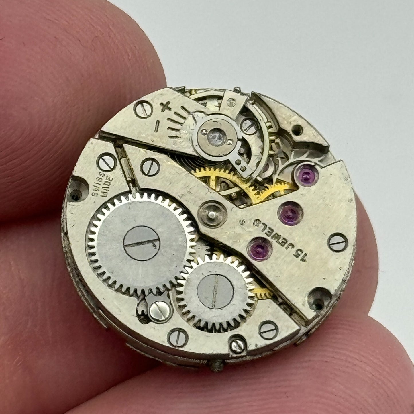 19.7mm Avia Unitas 630 UT Sub Seconds Manual Wind Swiss Watch Movement PARTS