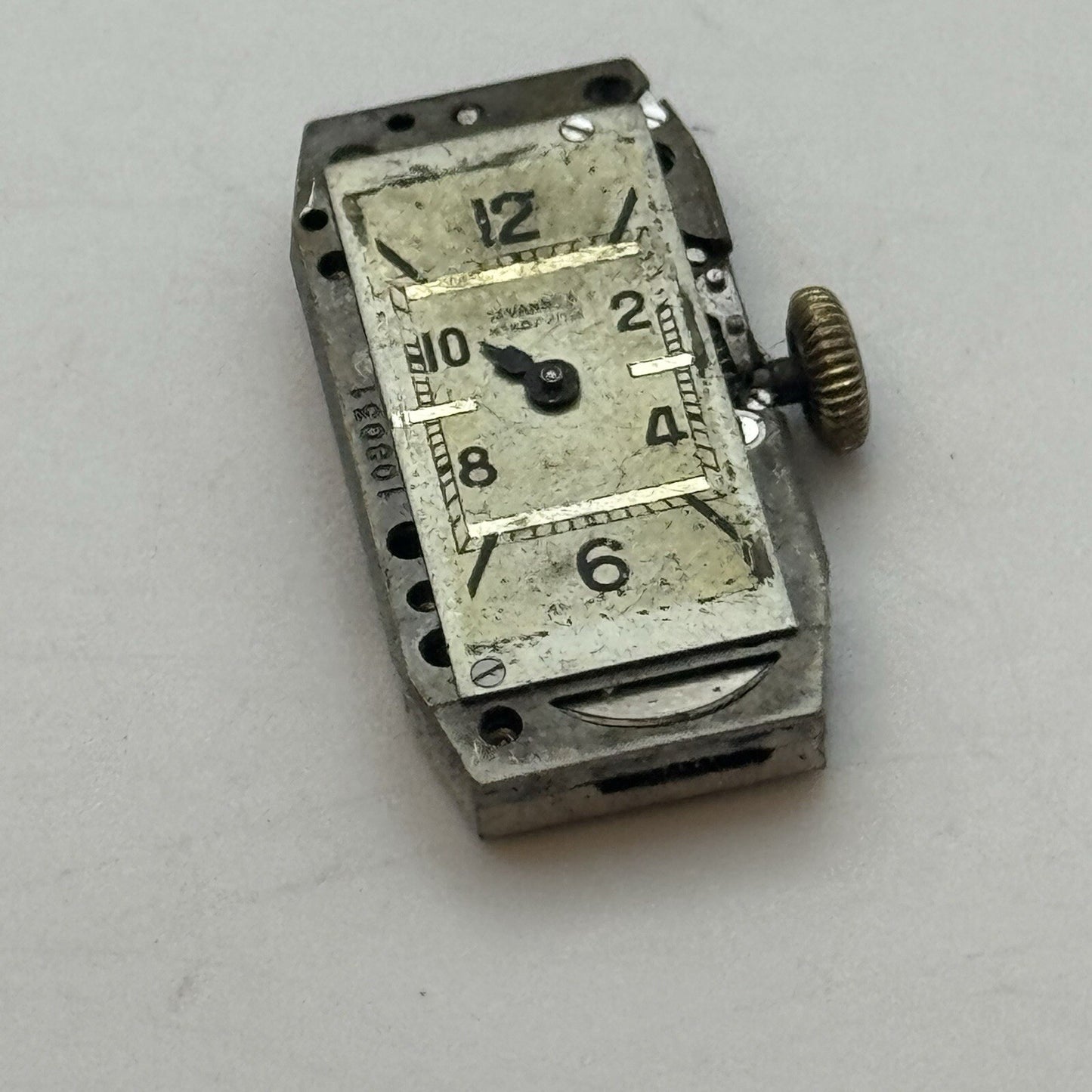 12.1mm Cyma Tavannes Cal 345 High Quality Tank Watch Movement Restoration Parts