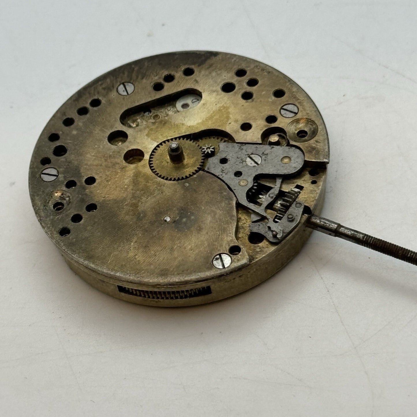 42.7mm Manual Wind Buren Watch Co Higher Grade Pocket Watch Movement FOR PARTS
