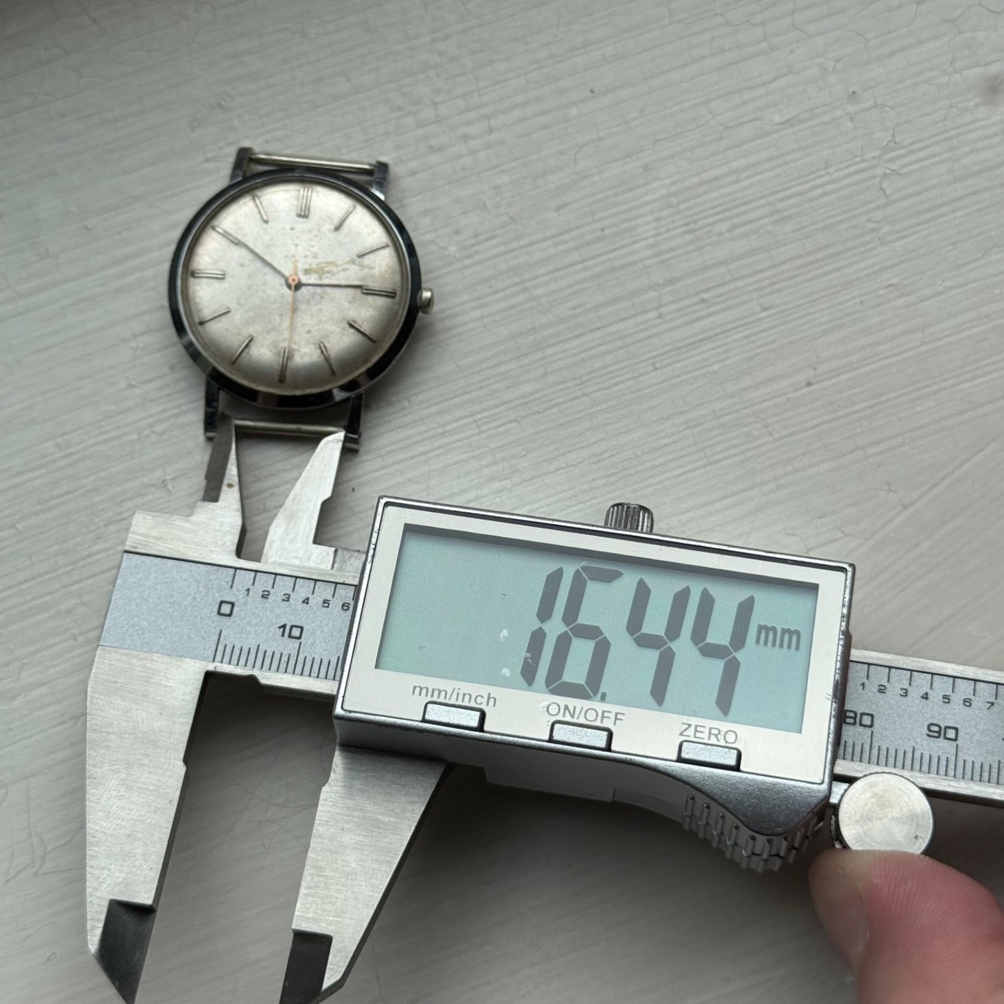 Working Vintage Mystery Dial Watch ETA 2390 Sweep Seconds Swiss Made Men's 33mm