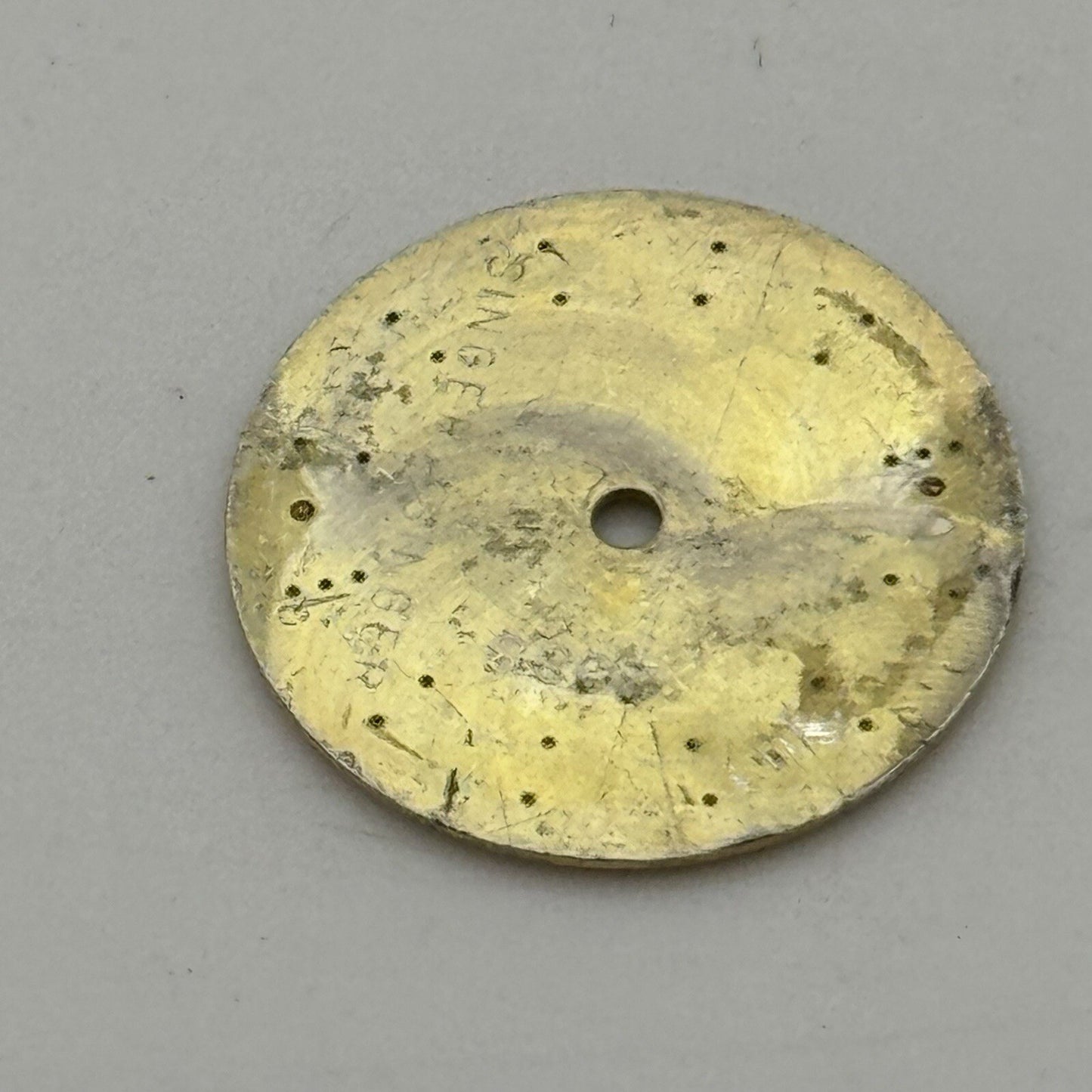 17.9mm Circular Omega De Ville Quartz Ladies Wristwatch Dial Spares Parts Swiss