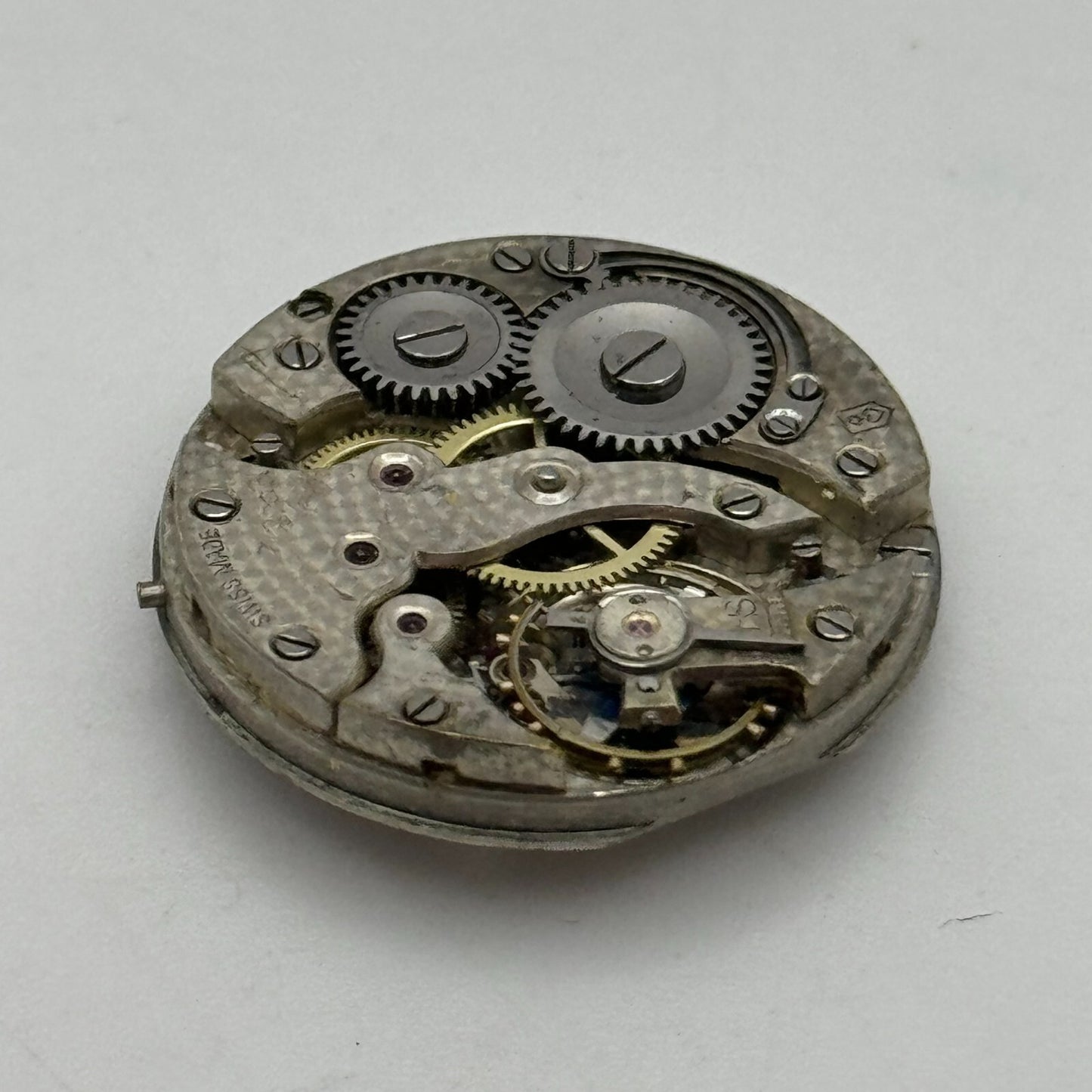 25mm Steiger HP Unidentified Manual Wind Swiss Watch Movement Vintage PARTS