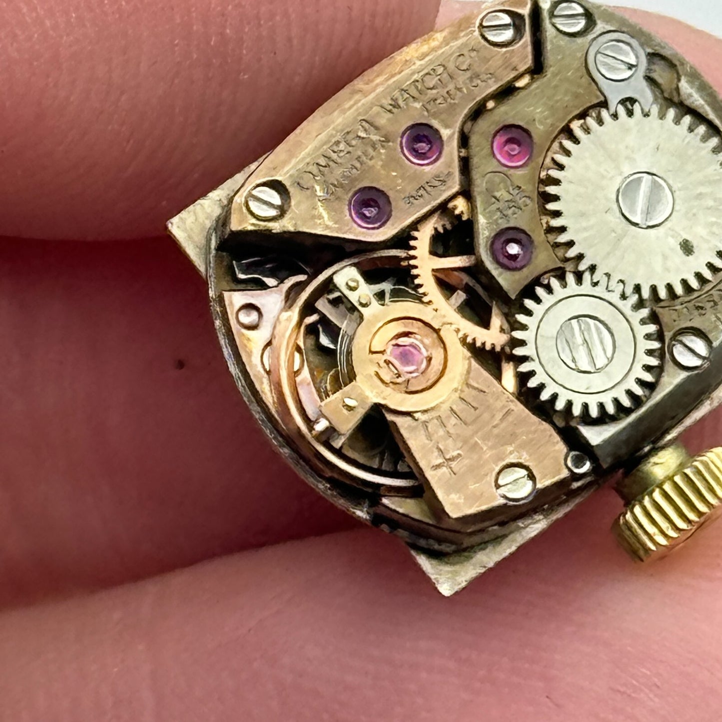 12.5mm Ladies Omega Cal 485 Manual Wind Watch Movement Swiss Vintage PARTS SPARE