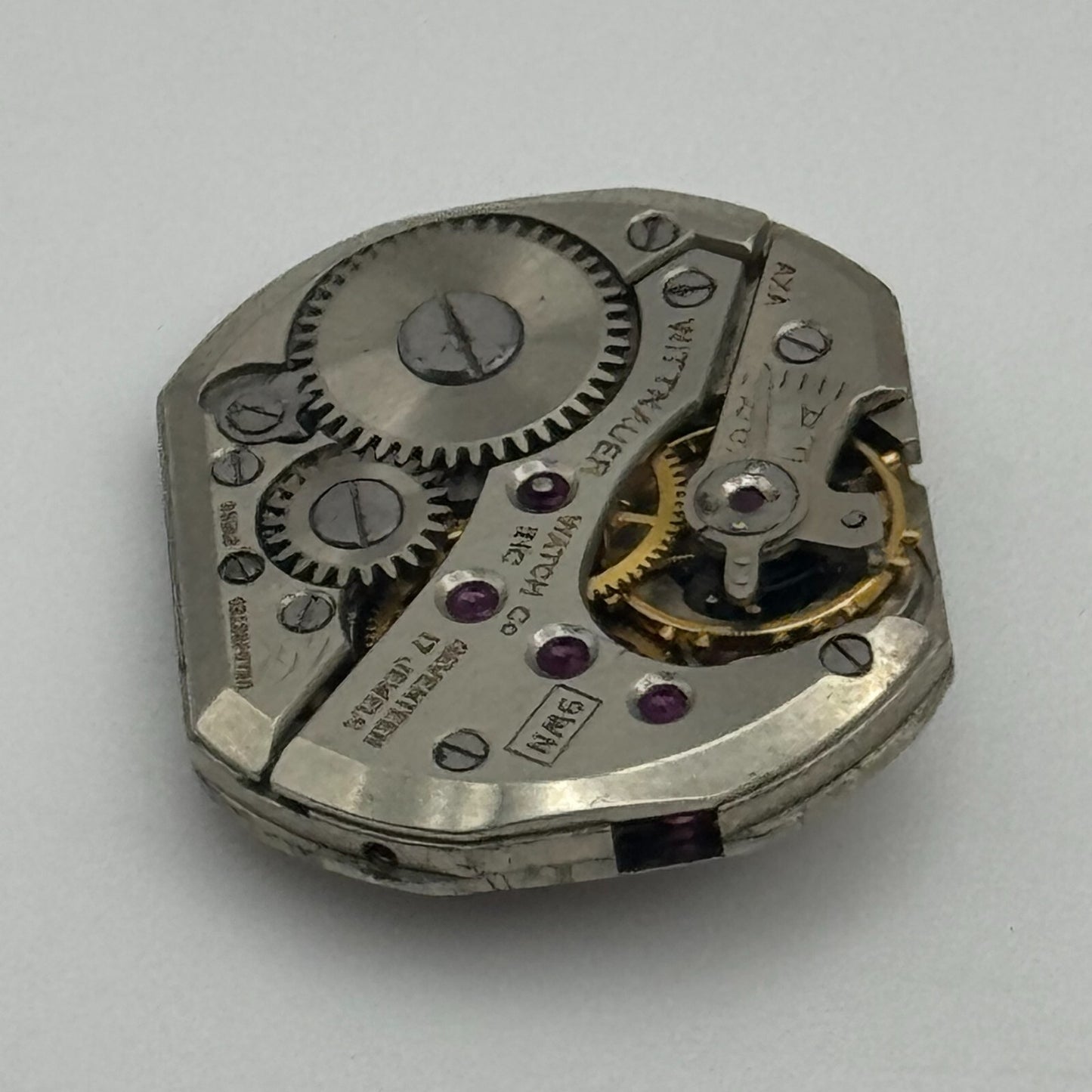 18.5mm Wittnauer 9WN Manual Wind 17 Jewels Swiss Watch Movement PARTS SPARES