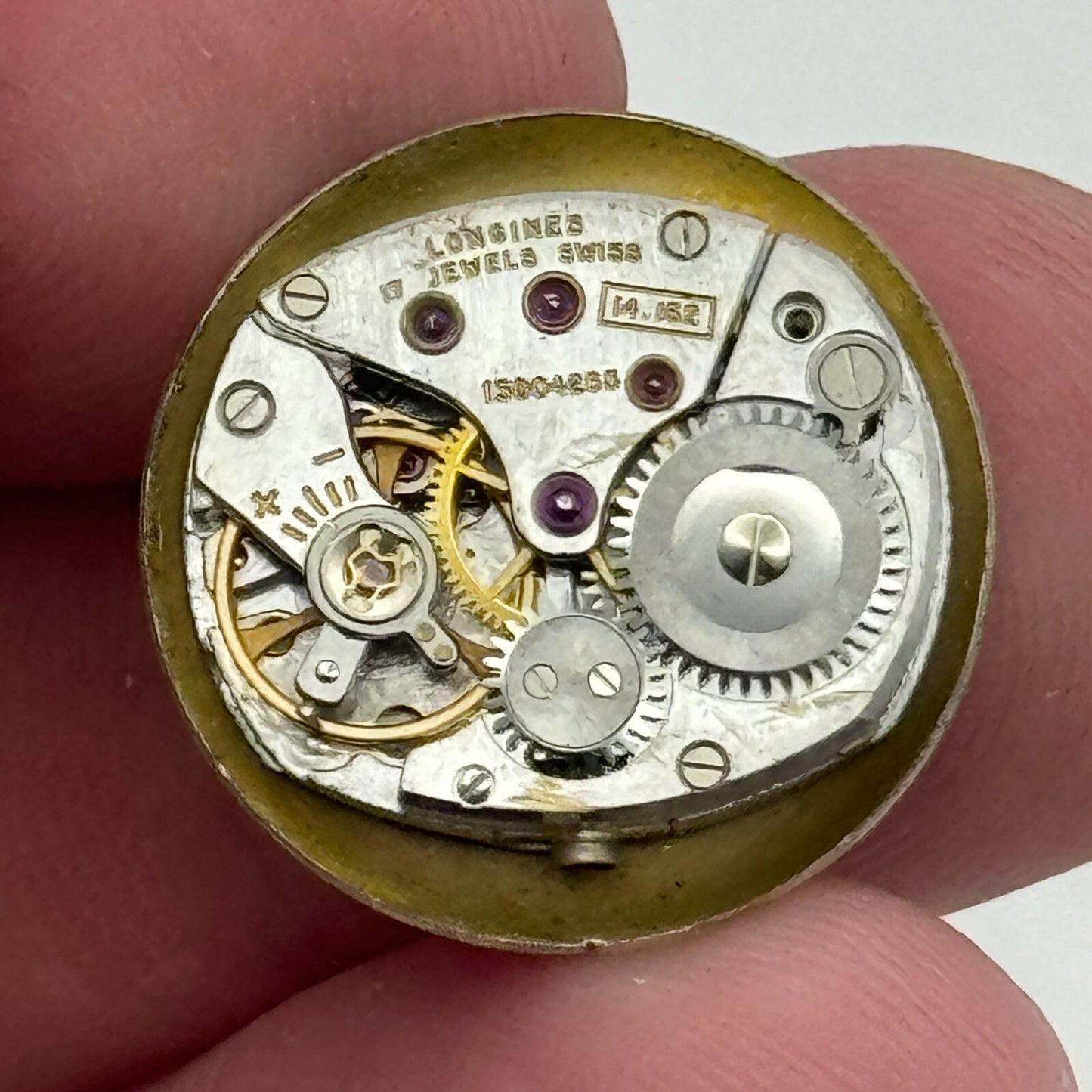 14.1mm Ladies Longines Cal 14.162 Manual Wind Watch Movement Swiss Vintage PARTS