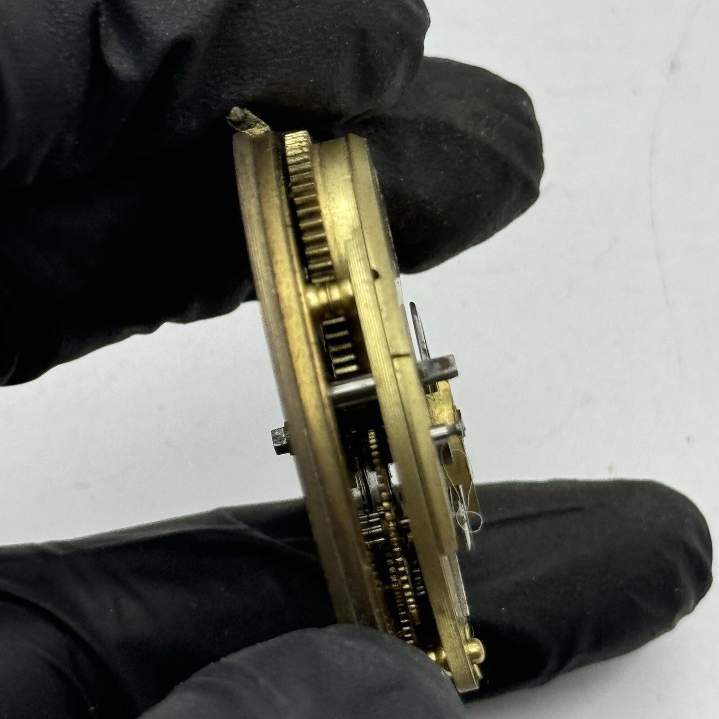46.5mm G W Harvey Wellington Pocket Watch Movement FOR PARTS Restoration