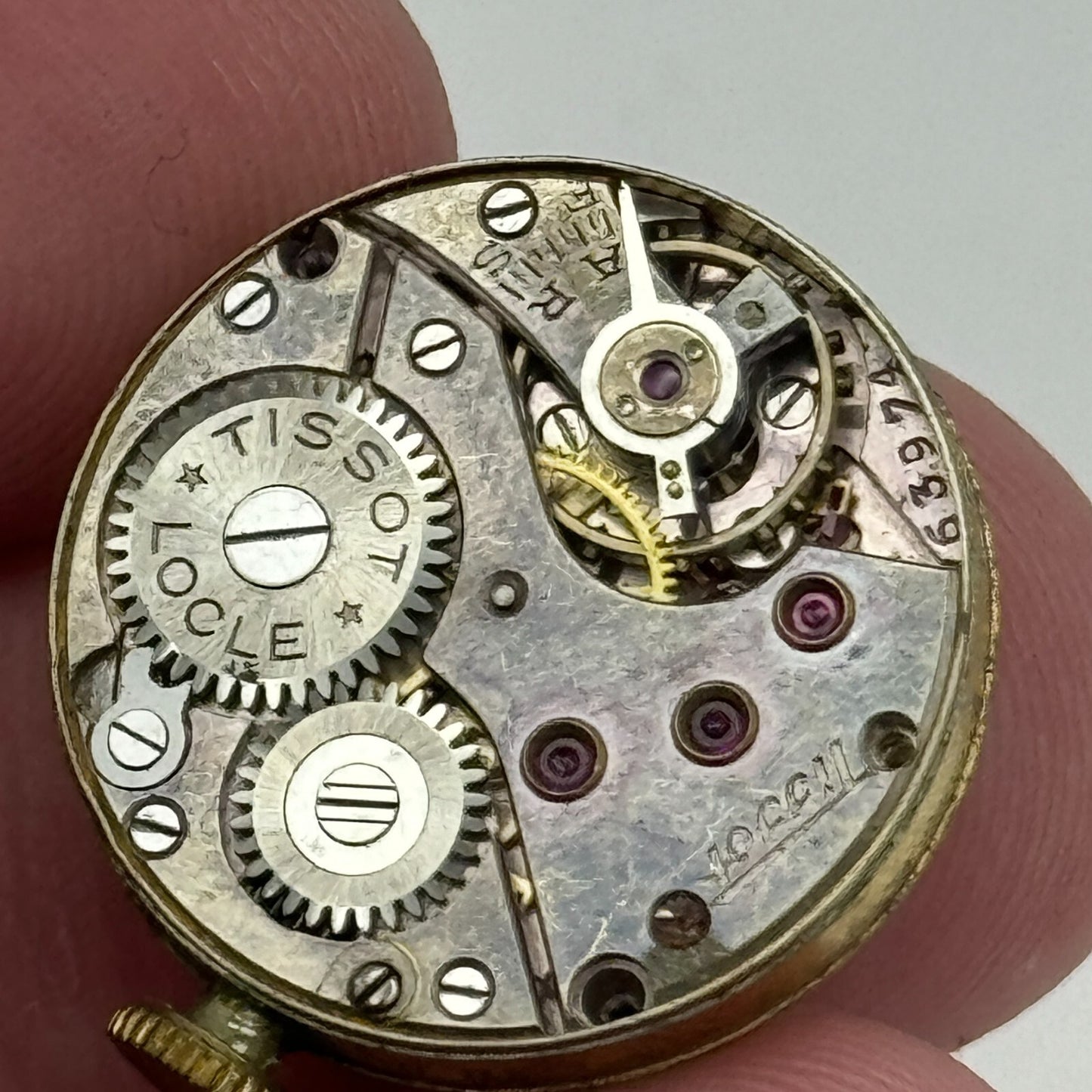 20.1mm Ladies Running Tissot Locle Cal 194 Manual Wind Swiss Watch Movement PART