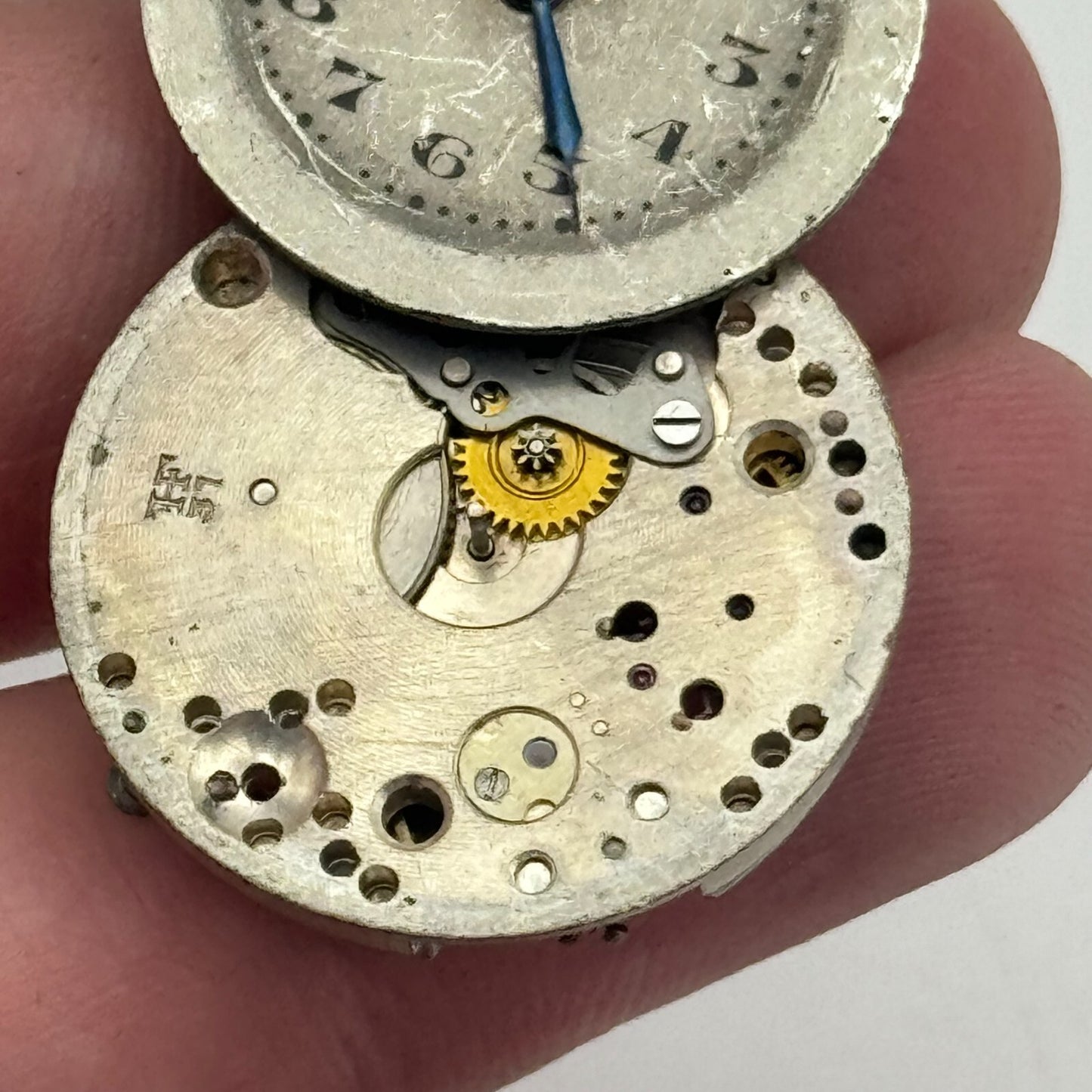 23.6mm J W Benson FHF 37 Manual Wind Watch Movement Swiss Vintage PARTS SPARES