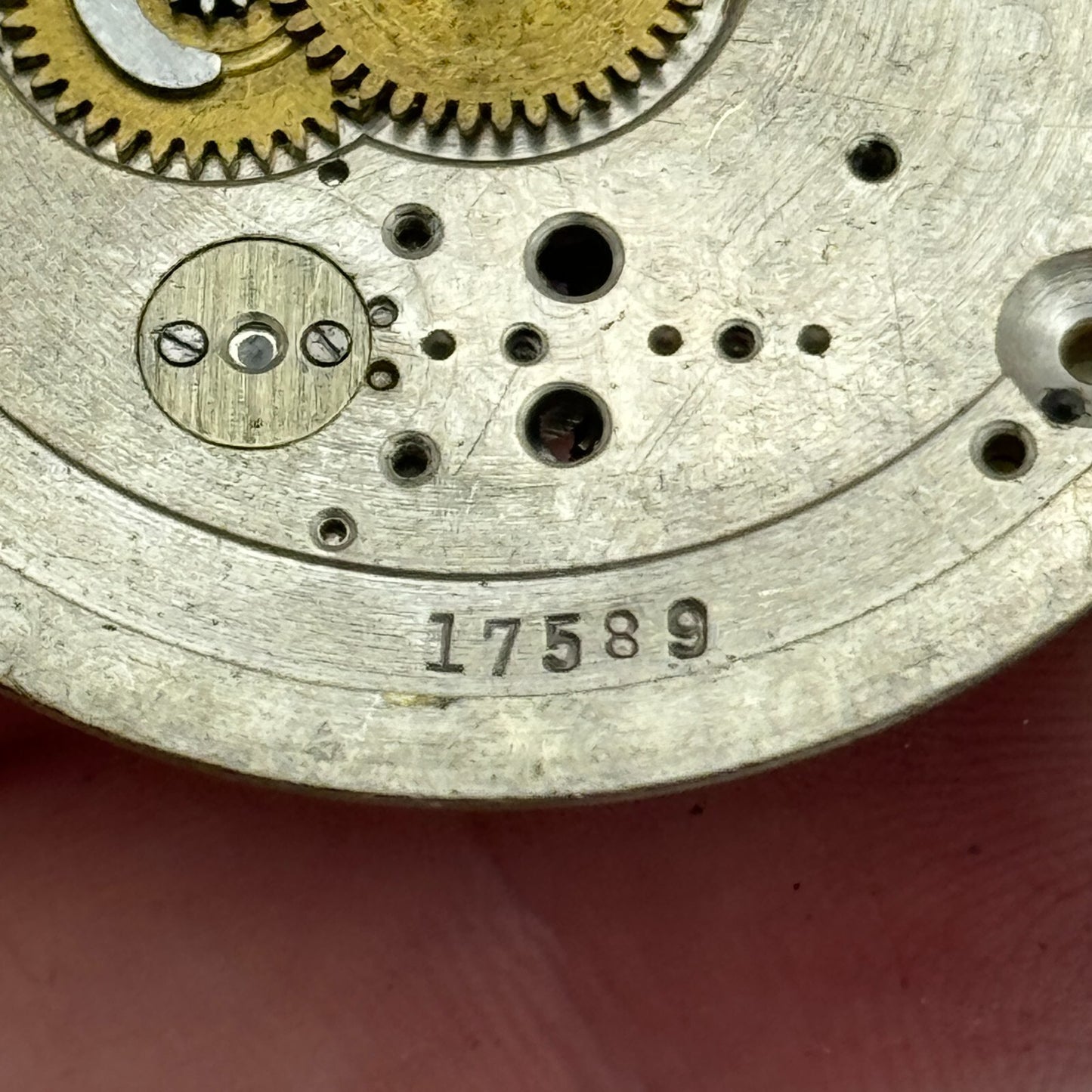43.1mm Unidentified High Grade 15 Jewels Swiss Pocket Watch Movement PARTS