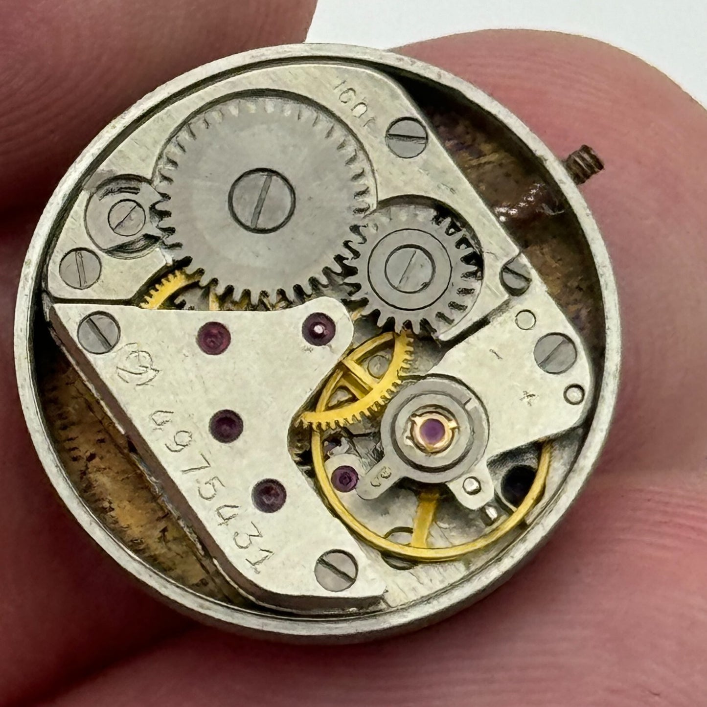 13.5mm Ladies Sekonda Cal 1601 Soviet Manual Wind Watch Movement Vintage PARTS