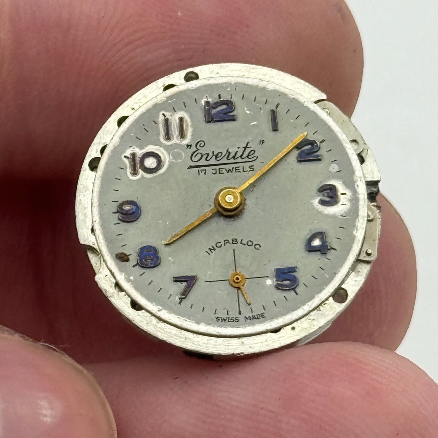 19.6mm Everite Unitas UT 6365N Balance Ok Manual Wind Watch Movement PART REPAIR