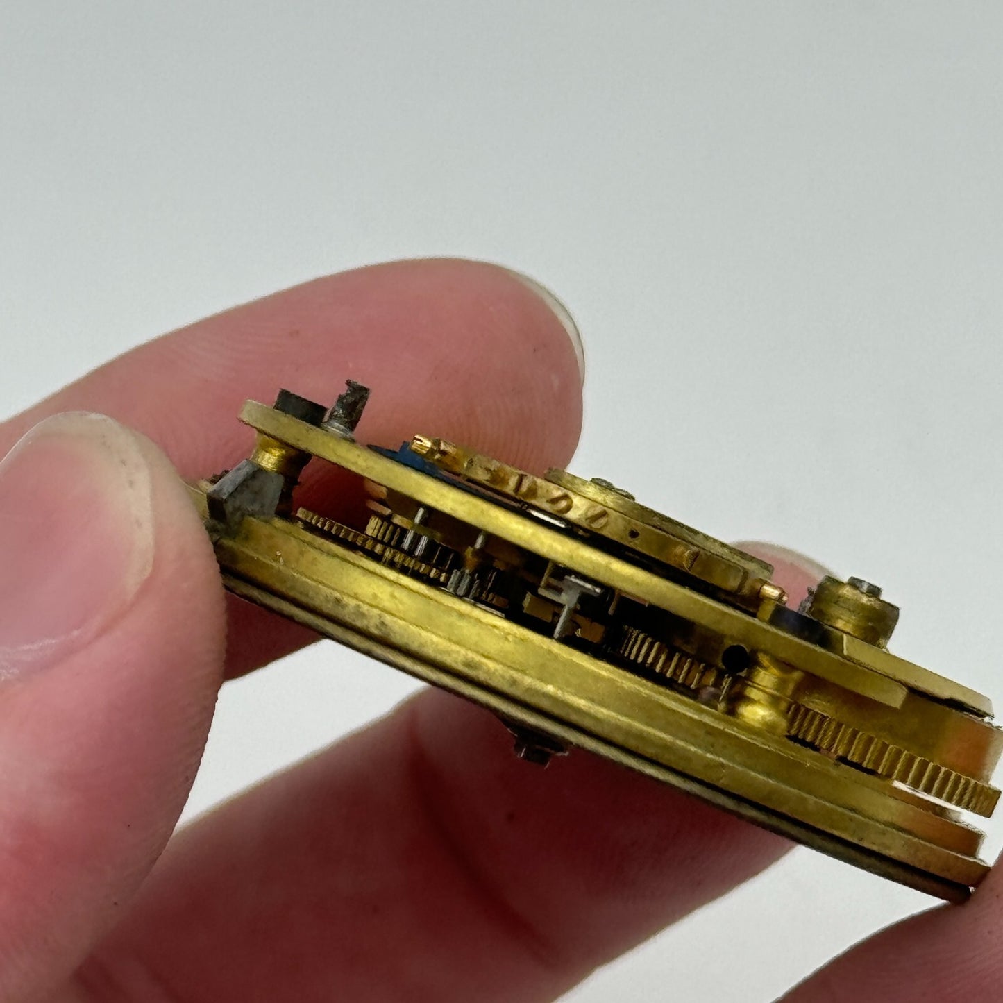 44.6mm Antique H J Norris Coventry Balance Intact Pocket Watch Movement PARTS
