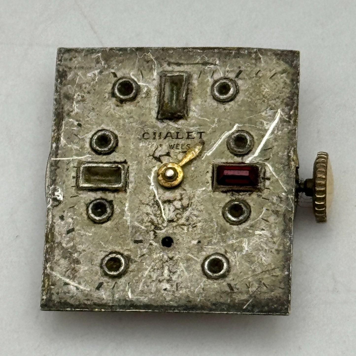 19.7mm Chalet AS 970 A Schild Manual Wind Watch Movement Swiss Vintage PARTS