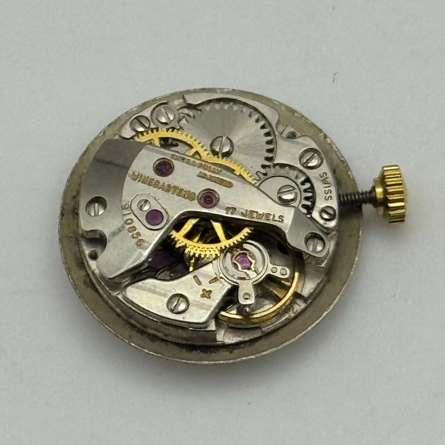 15.5mm Running Winegartens FHF 57-21 Manual Wind Swiss Made Watch Movement PARTS