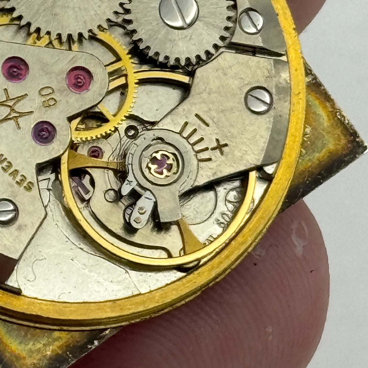 25.7mm Hamilton Cal 60 Good Balance Manual Wind Watch Movement PARTS REPAIR
