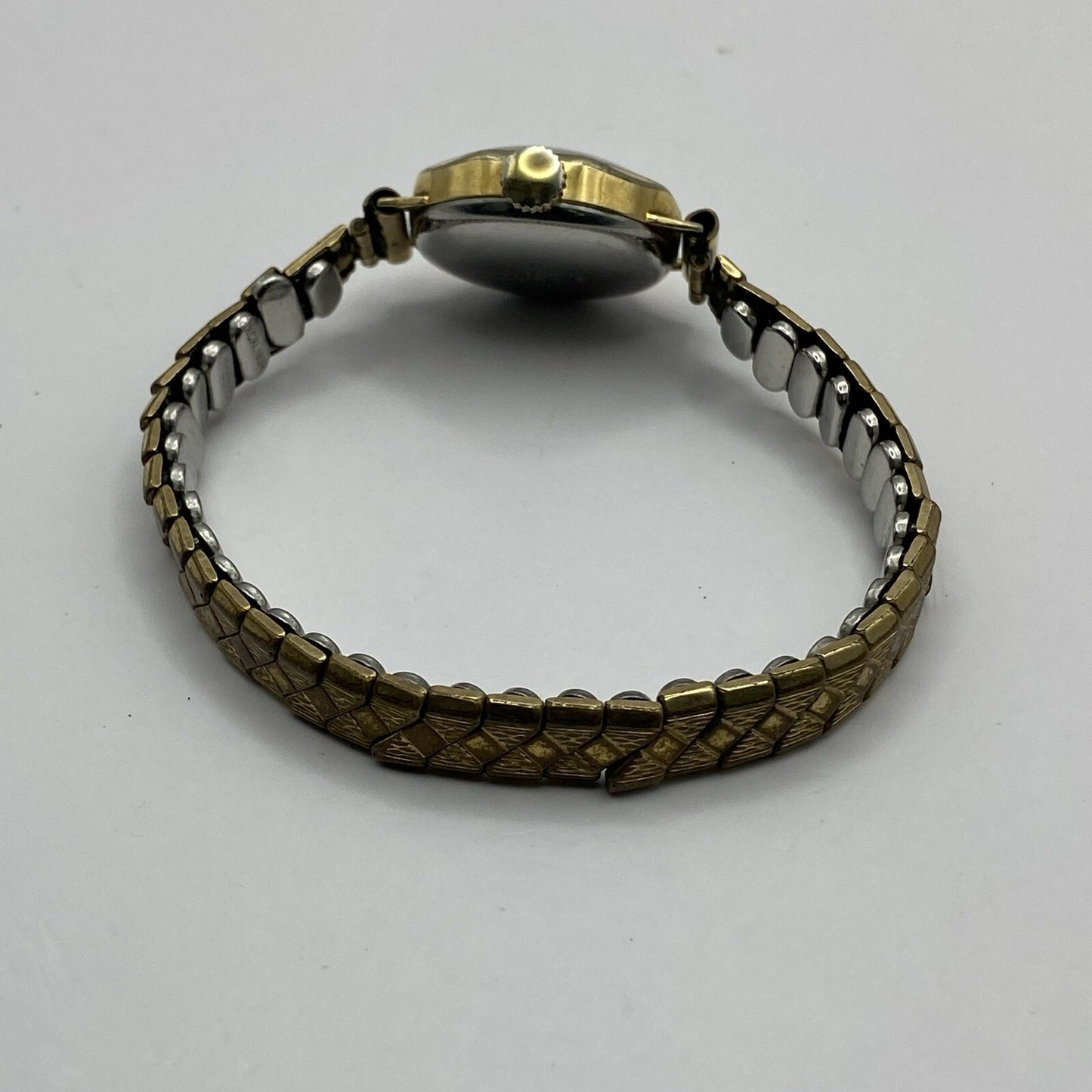 21mm WORKING Vintage Oris 612 KIF Gold Plated Centre Seconds Watch 3 MINS FAST