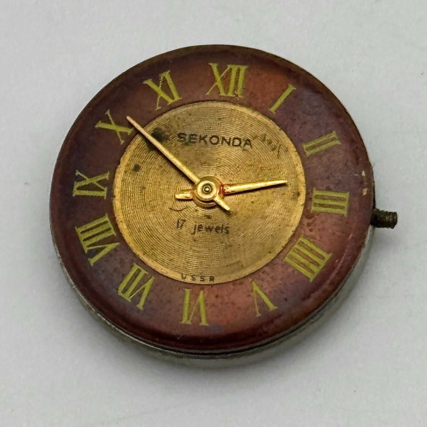 13.5mm Ladies Sekonda Cal 1601 Soviet Manual Wind Watch Movement Vintage PARTS