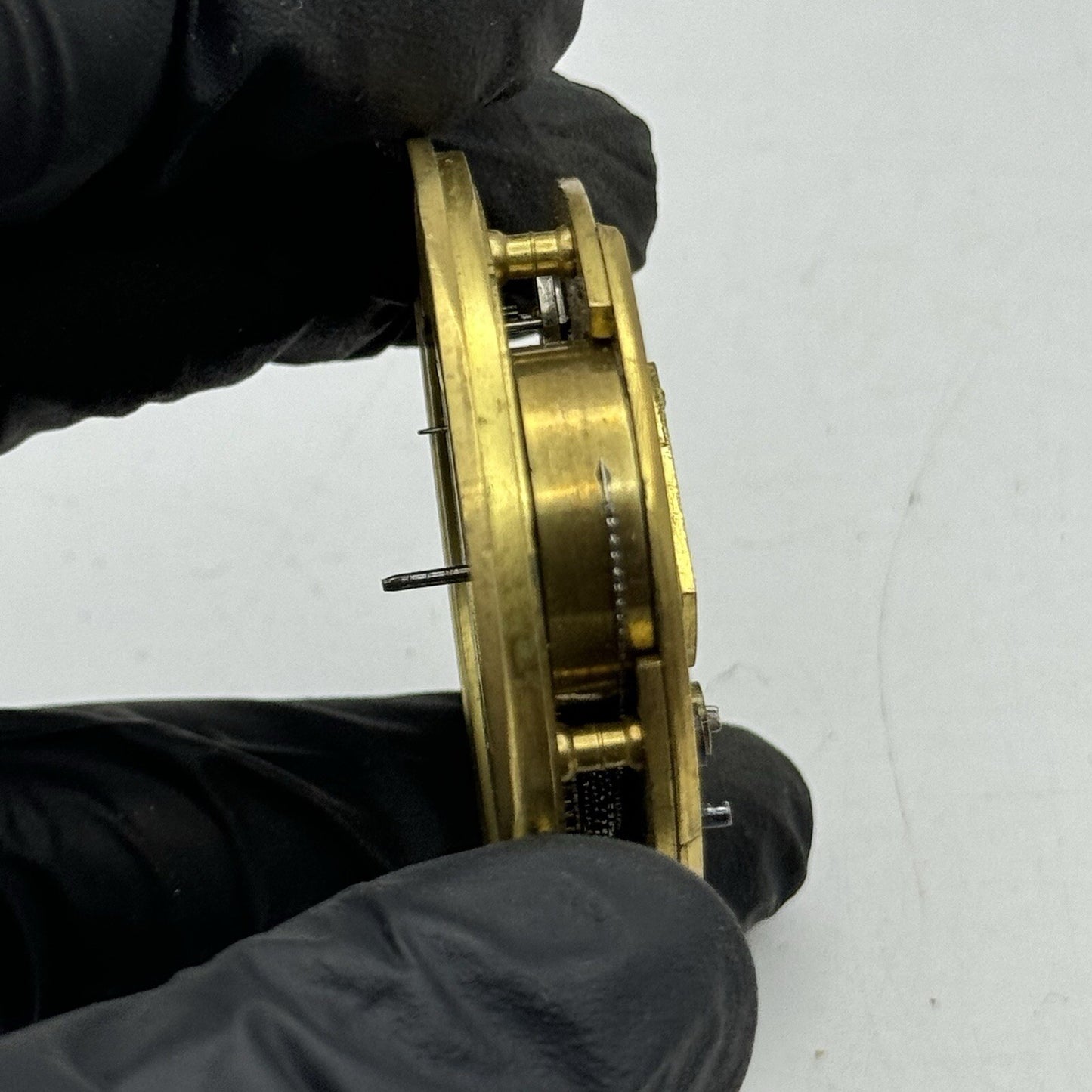 47.5mm Elias Wolfe Fusee Quality Pocket Watch Movement FOR PARTS Restoration