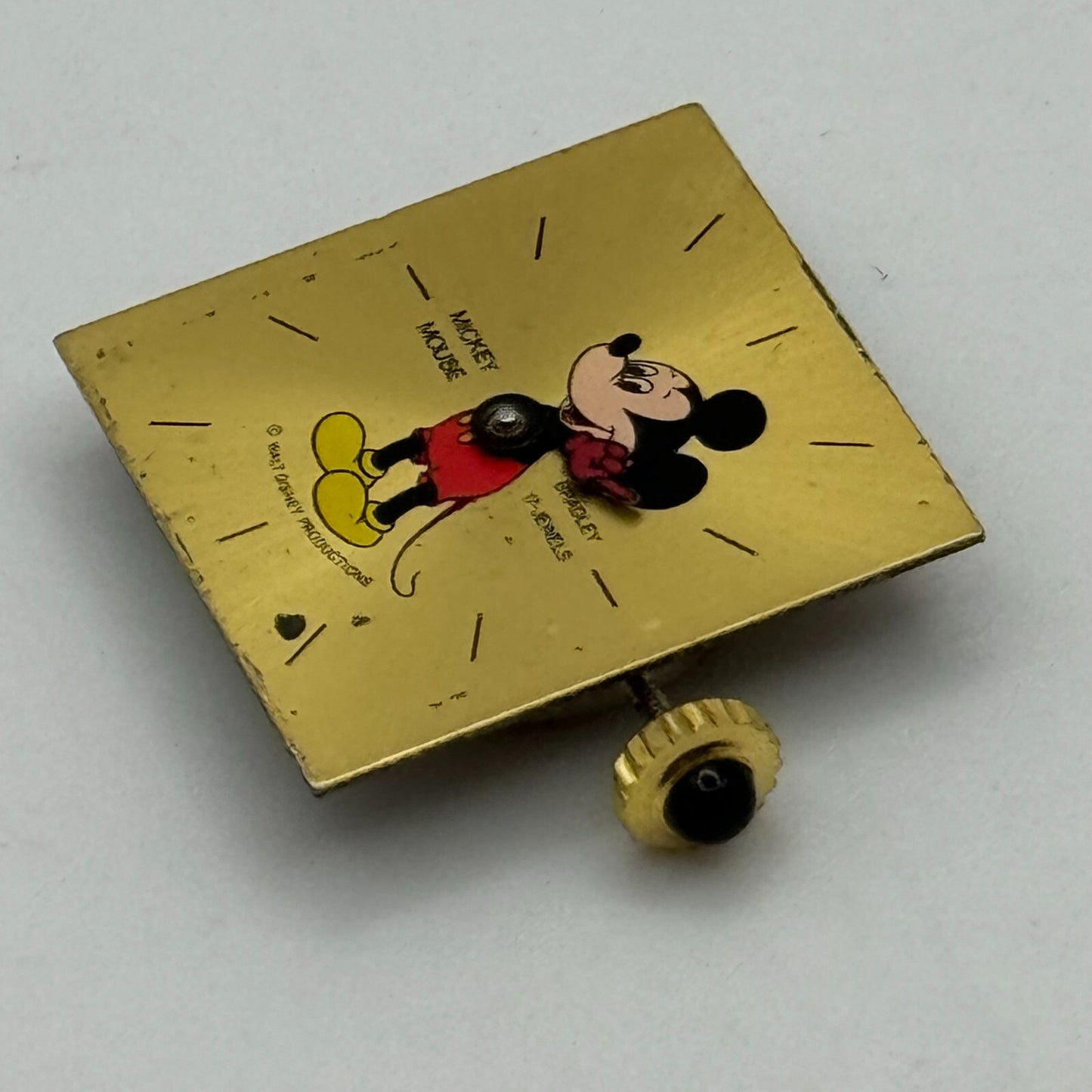 19.5mm Running Mickey Mouse Bradley Walt Disney RAX 6061-21 Watch Movement PARTS
