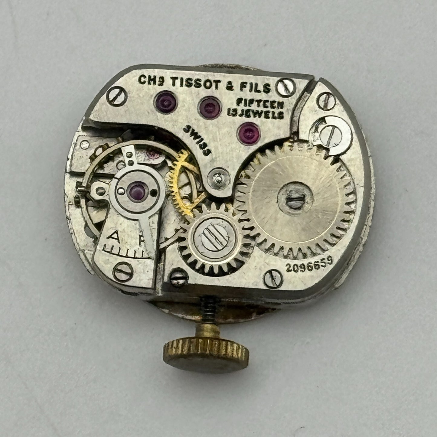 13.5mm Tissot 13.6 Swiss 15 Jewels Manual Wind Ladies Watch Movement PARTS