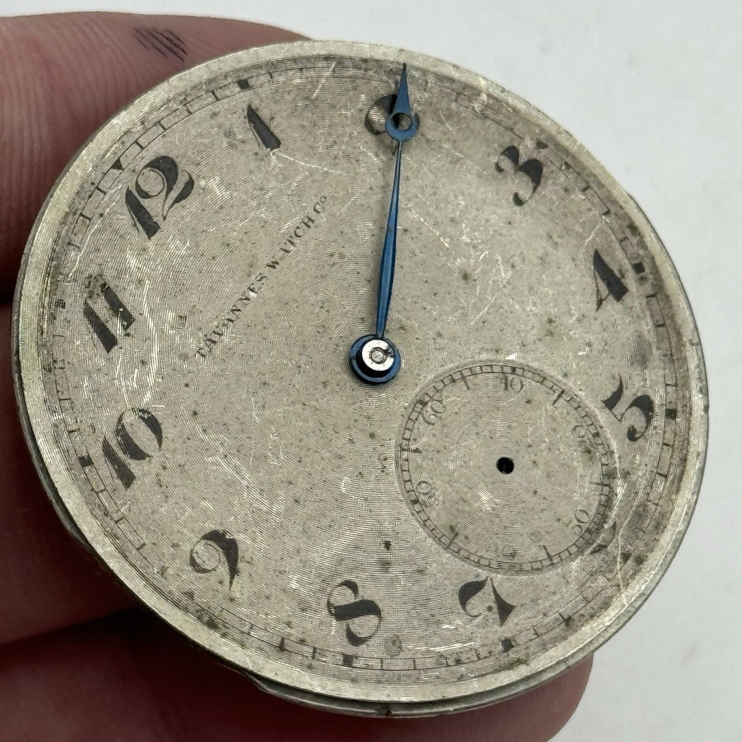 43mm Tavannes Watch Co Swiss Quality Vintage Pocket Watch Movement PARTS REPAIR