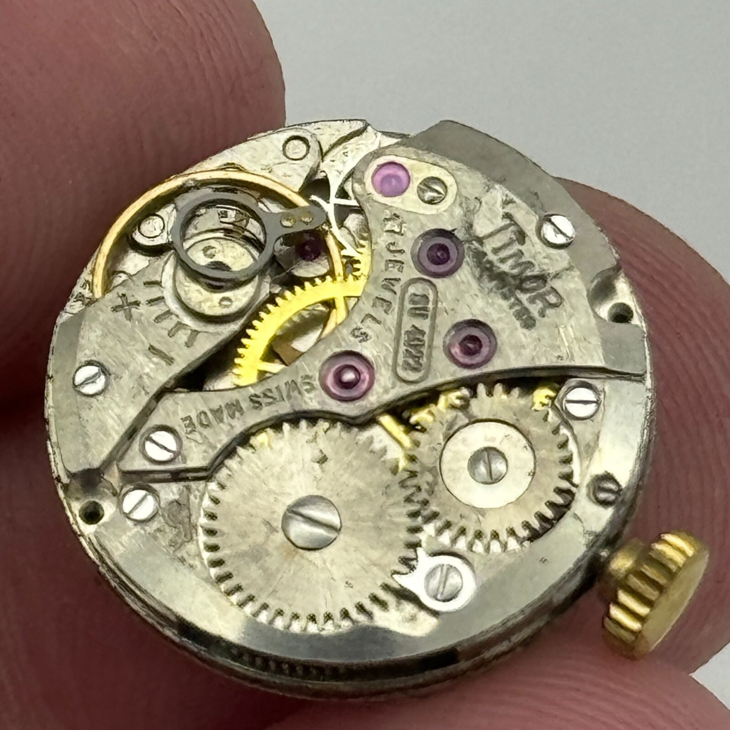 17.5mm Ladies Timor Felsa F 4022 Manual Wind Watch Movement Swiss Vintage PARTS