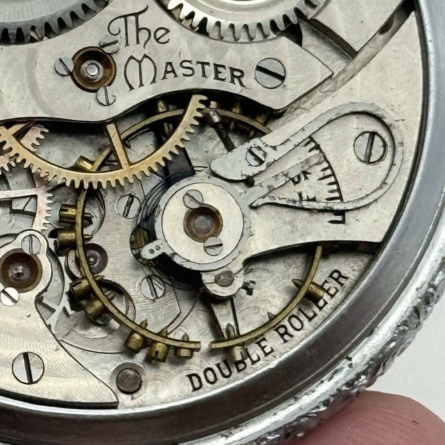 12S Illinois The Master Double Roller Grade 405 Model 3 Pocket Watch TO RESTORE