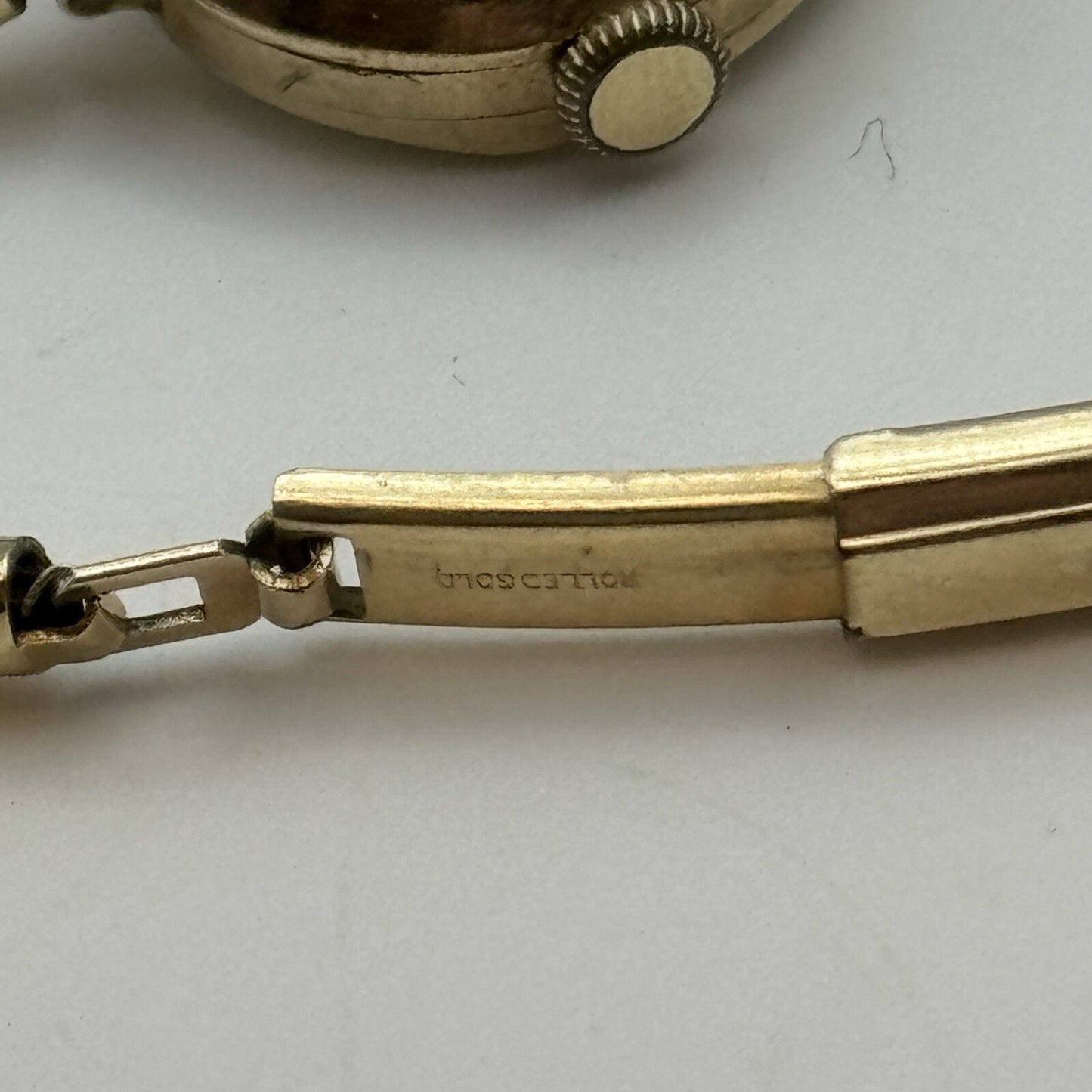 21mm Buren Dennison 9ct Gold Ladies Swiss Manual Wind Watch To Restore Vintage