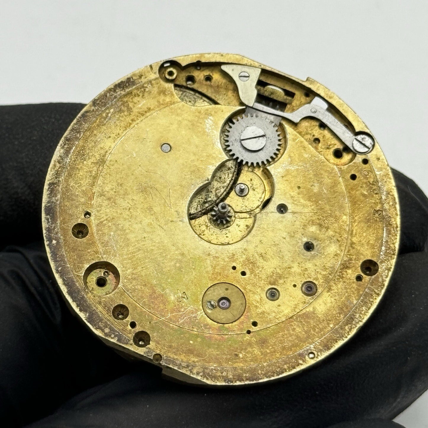 42.8mm Unidentified Good Quality Pocket Watch Movement FOR PARTS Restore
