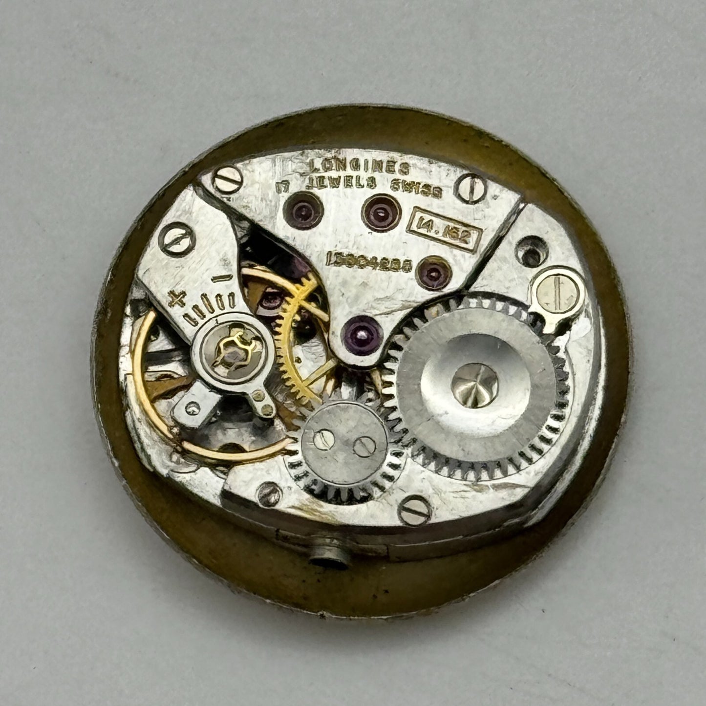 14.1mm Ladies Longines Cal 14.162 Manual Wind Watch Movement Swiss Vintage PARTS