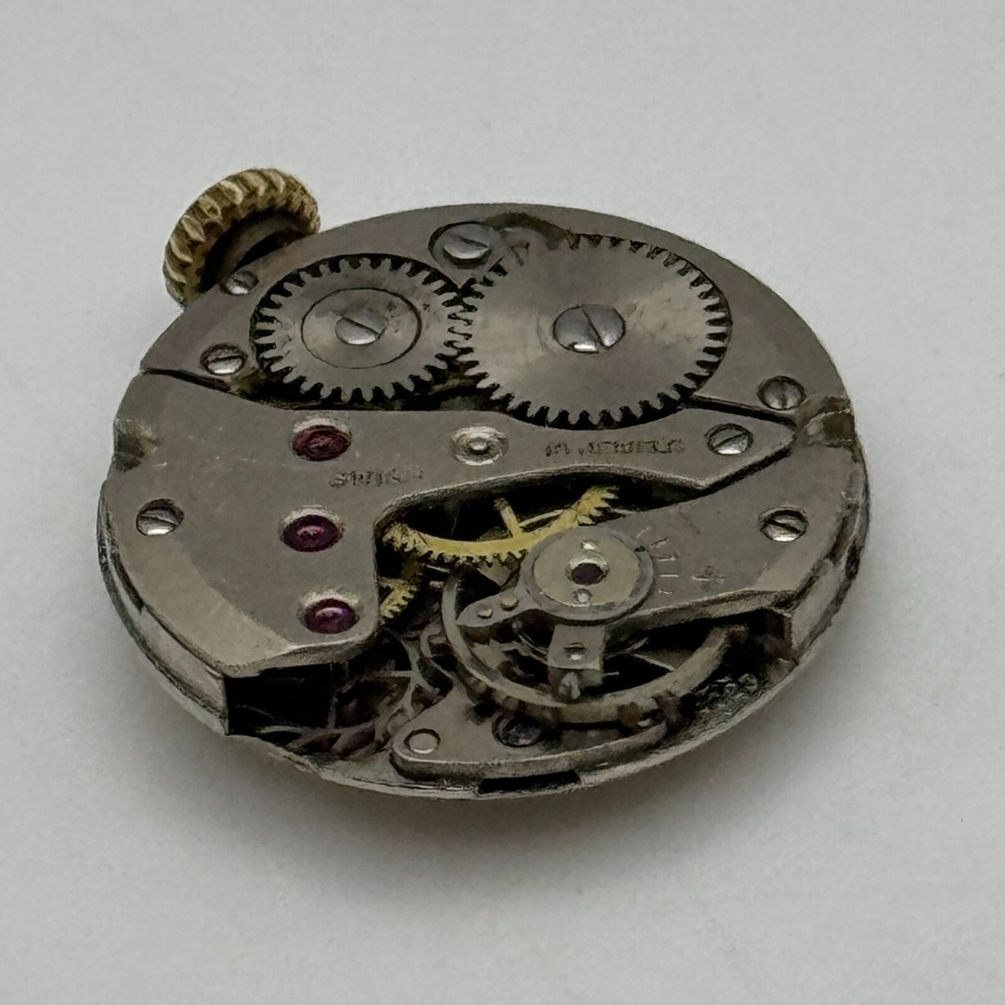 17.5mm Ladies Avia Felsa F 4023 Manual Wind Watch Movement Swiss Vintage PARTS