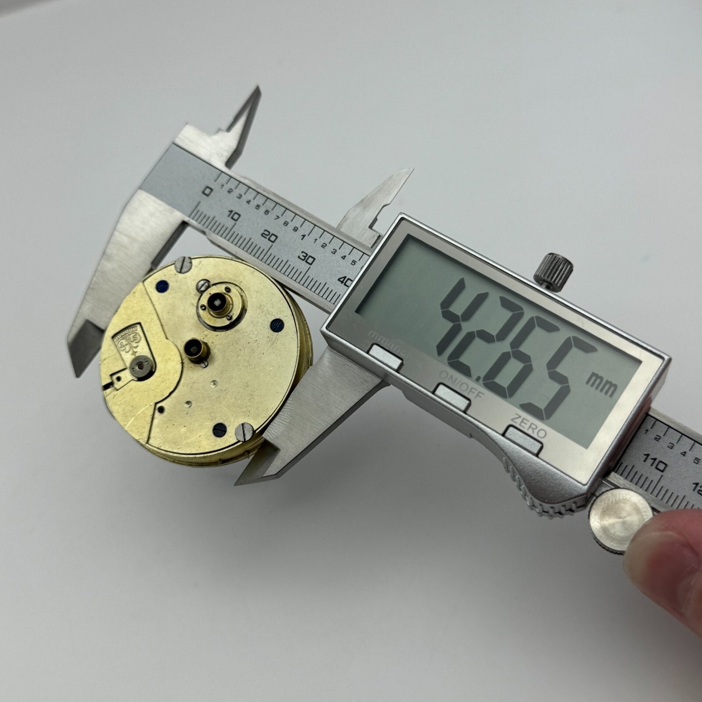 44.7mm Antique Kay Worcester Key Wound Pocket Watch Movement Dial PARTS REPAIR