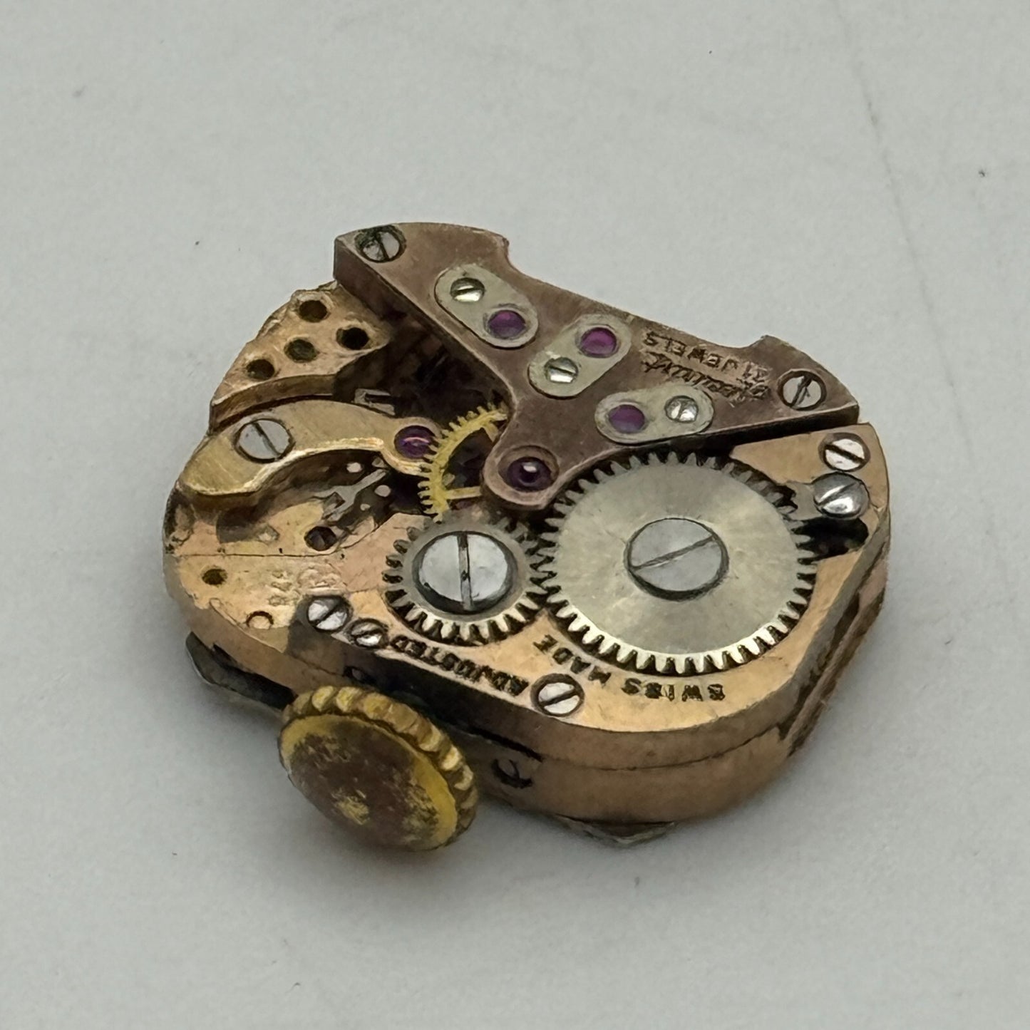 12.1mm Ladies Accurist AS 976 A Schild Manual Wind Swiss Watch Movement PARTS