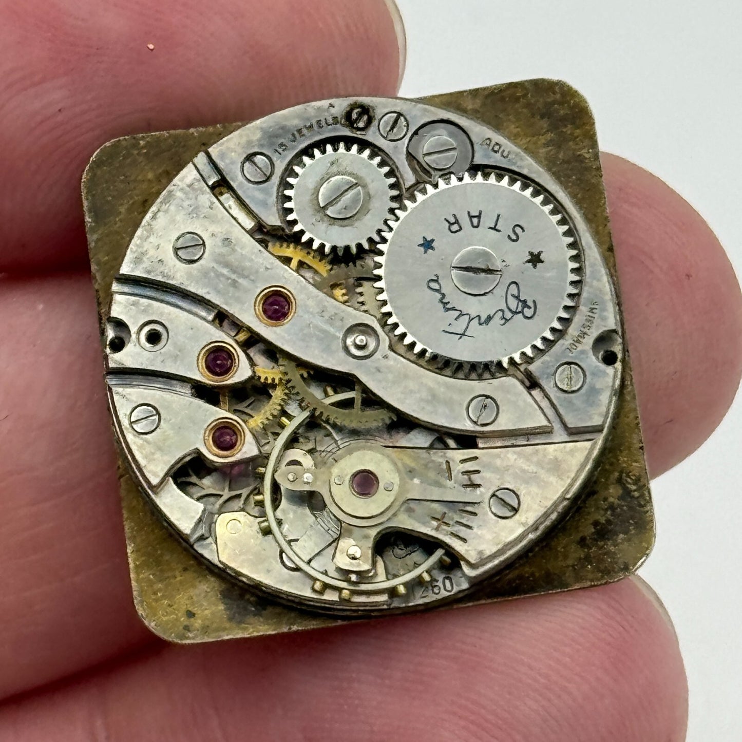 23.6mm Bentima ETA 1260 Manual Wind 15 Jewels Watch Movement Swiss Vintage PARTS