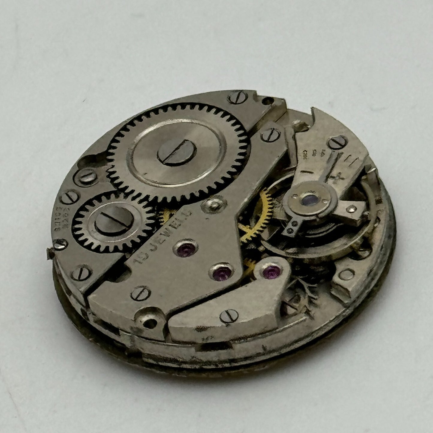 23.6mm Avia AS 1002 984 Balance Ok Watch Movement Swiss Vintage PARTS SPARES