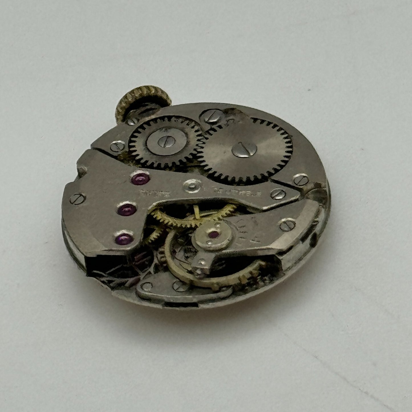 17.5mm Ladies Avia Felsa F 4023 Manual Wind Watch Movement Swiss Vintage PARTS