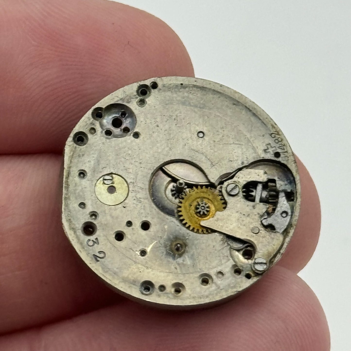 23.6mm Balance Ok FHF Patent 51482 Manual Wind Watch Movement Swiss Made PARTS