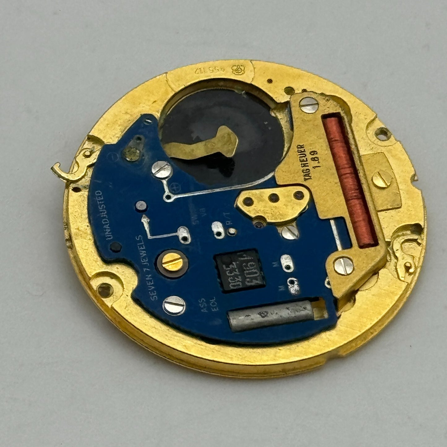 26.1mm Tag Heuer 1.89 ETA 955.112 Quartz Partial Watch Movement Vintage PARTS