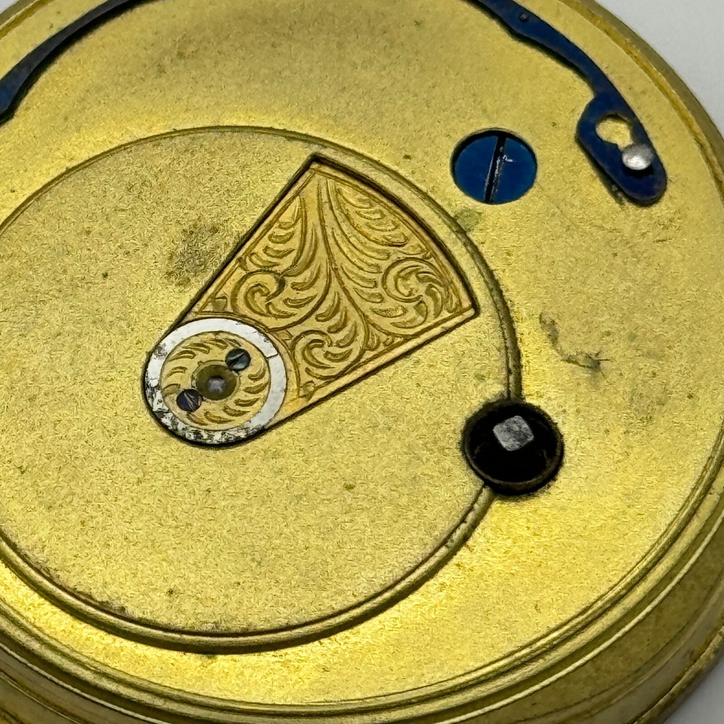 44.6mm Antique H Samuel Manchester The "Accurate" Pocket Watch Movement PARTS