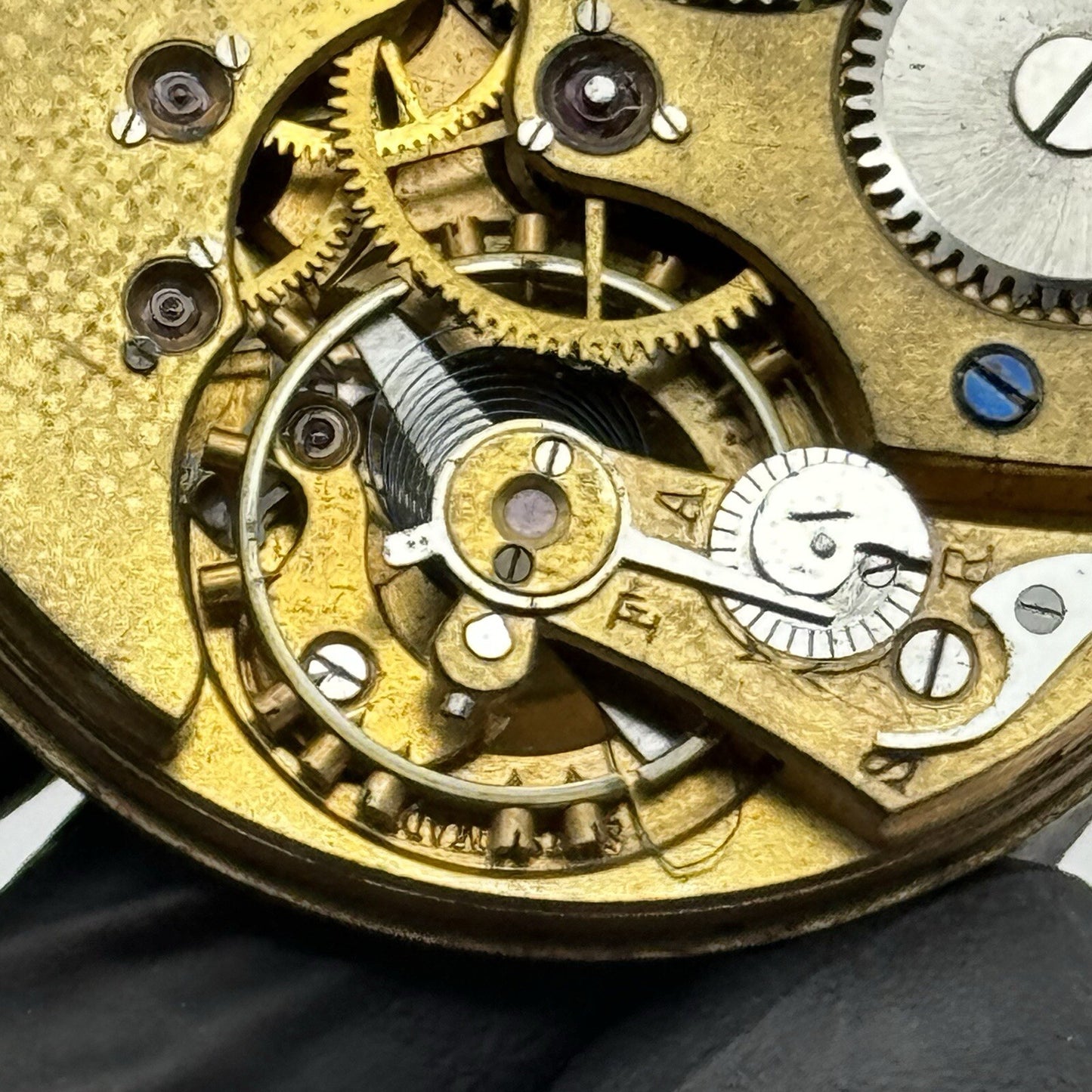 42.9mm Manual Wind Denco Higher Grade Pocket Watch Movement FOR PARTS Restore