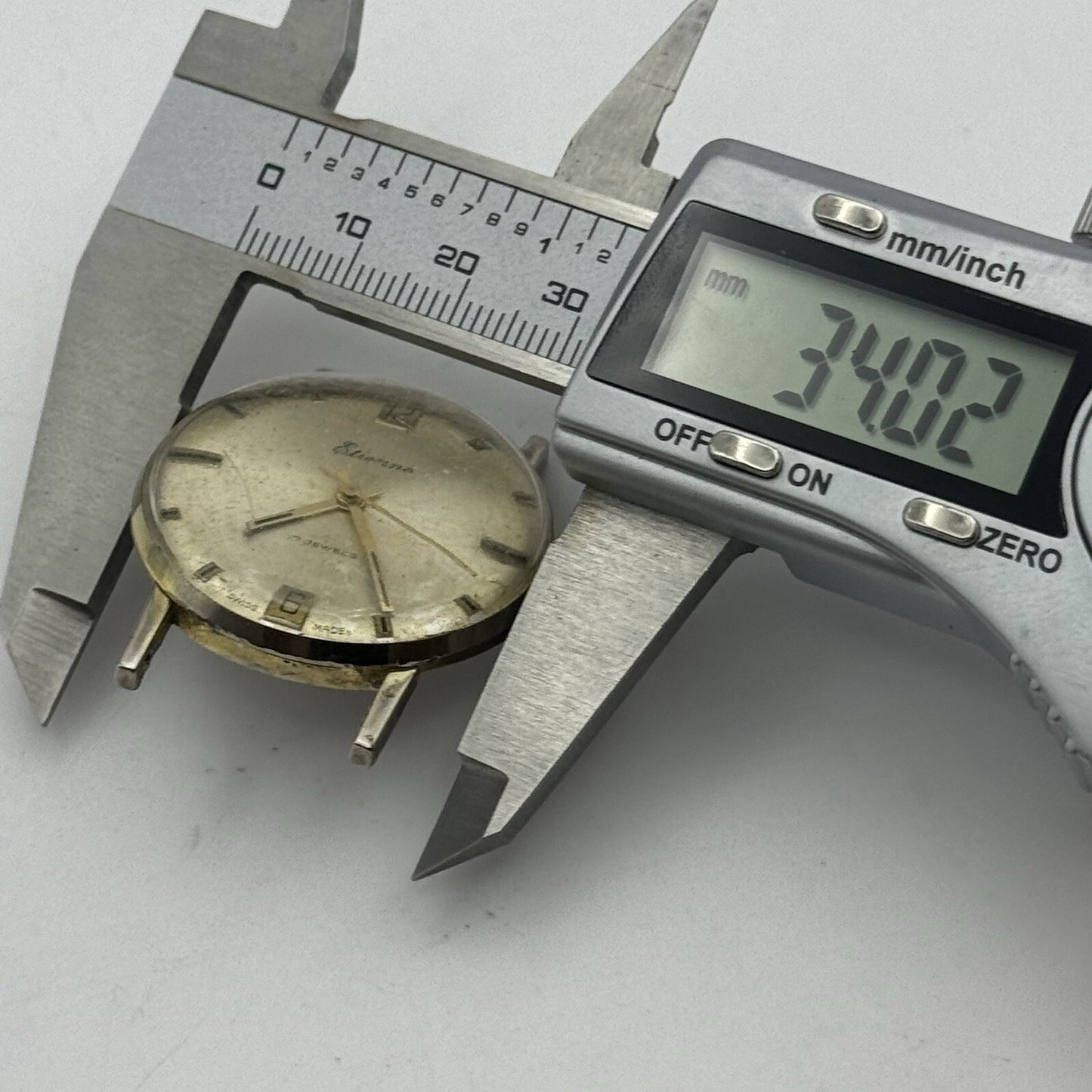 34mm Men’s Manual Wind Etienne RE Cal 1513 Date Dial Watch - RESTORATION